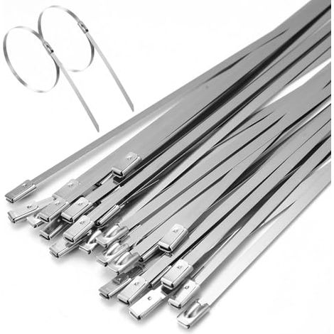 Attache câble à bille / cable tie 7.9mm x 1200mm - Inox 316 – Image 3