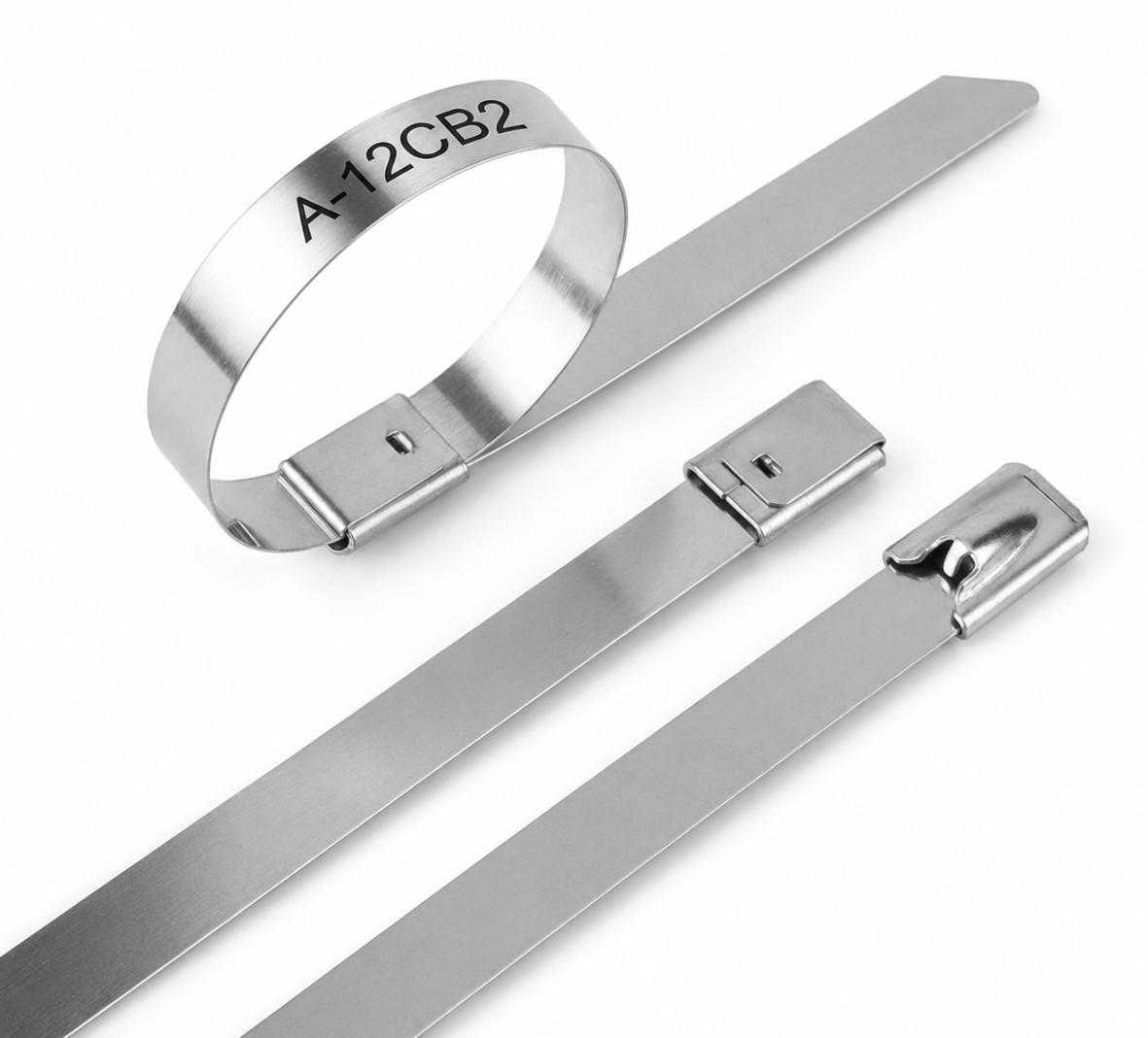 Attache câble à bille / cable tie 7.9mm x 1200mm - Inox 316